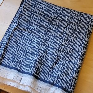 NWOT Moschino 100% wool blanket.